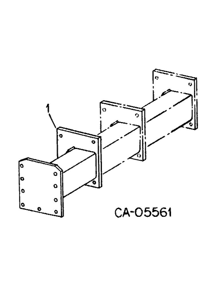 Схема запчастей Case IH 830 - (D-10) - ROW CROP UNIT (3-ROW) - AXLE EXTENSION ATTACHMENT, PRODUCT GRAPHICS 