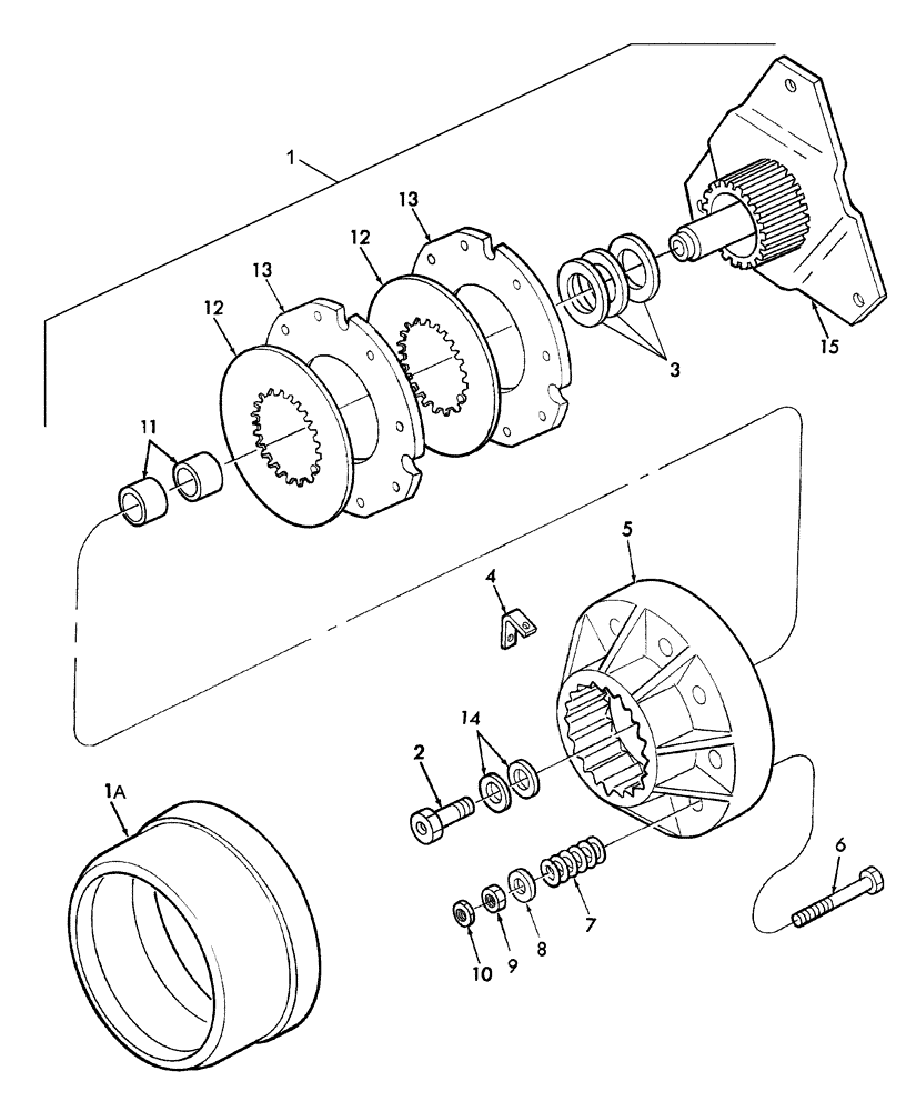 Схема запчастей Case IH SBX520 - (015) - POWER TAKE OFF SLIP CLUTCH, SBX520 (31) - IMPLEMENT POWER TAKE OFF