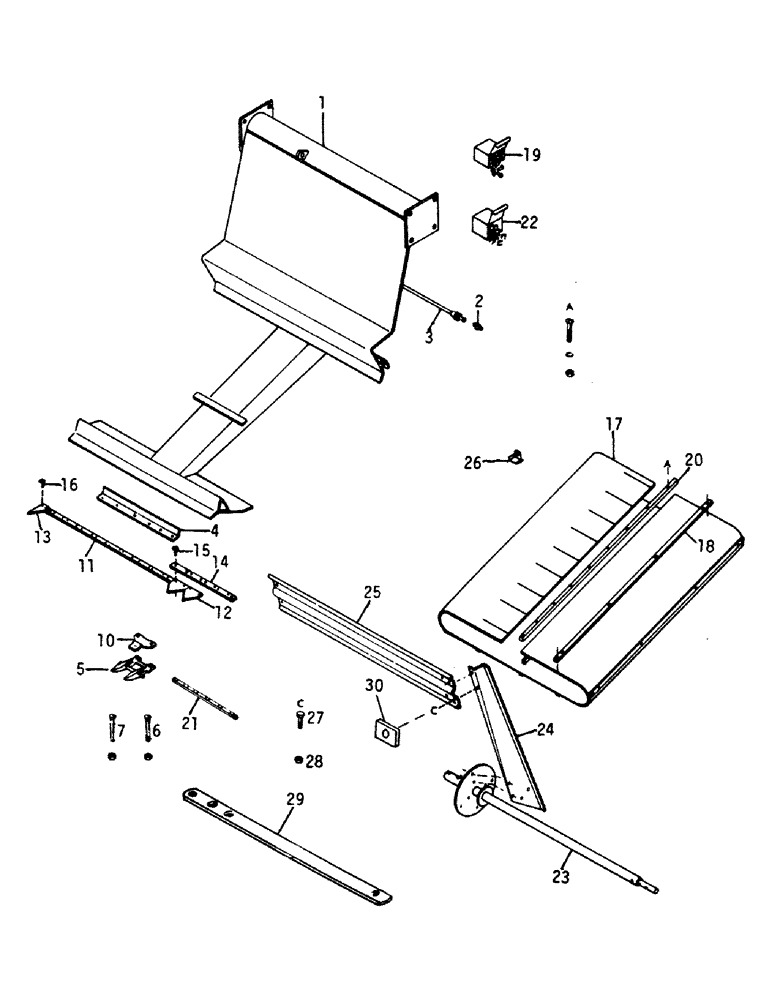 Схема запчастей Case IH 75 - (A-32) - THREE FOOT EXTENSION ATTACHMENT 