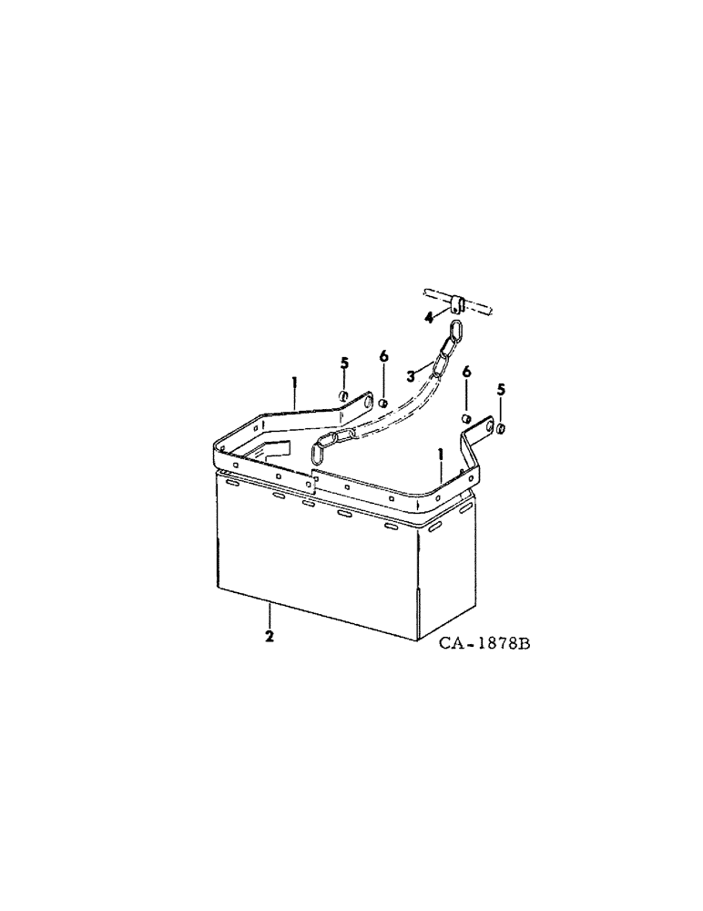 Схема запчастей Case IH 500 - (YA-60) - WINDSHIELD ATTACHMENT, FOR HERBICIDE 