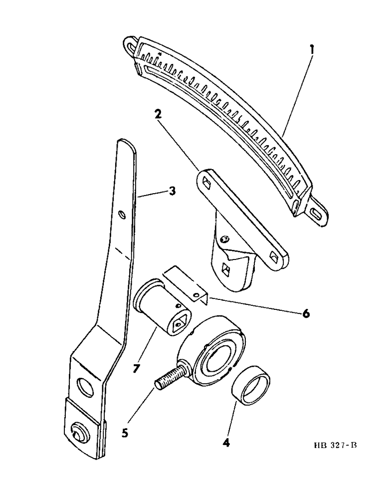 Схема запчастей Case IH 150 - (25) - GRAIN FEED SHIFTER, ON MACHINES BUILT JUNE, 1985 AND SINCE 