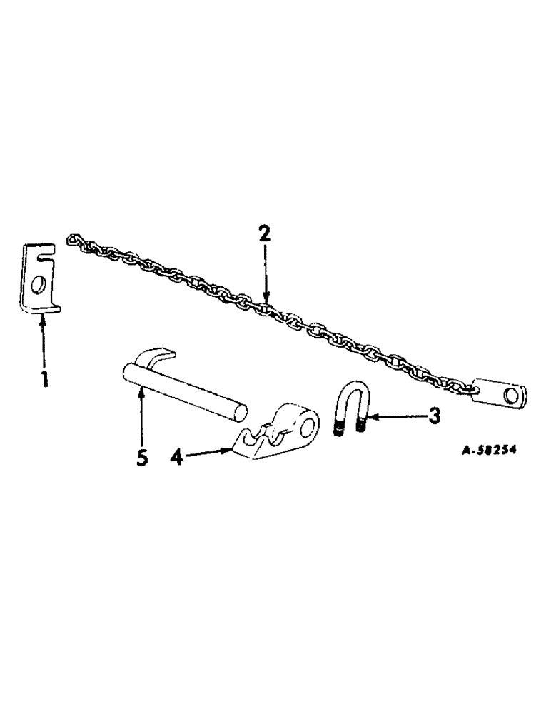 Схема запчастей Case IH 465A - (W-21[A]) - DEPTH CHAIN AND STOPS 