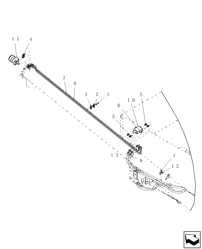 Схема запчастей Case IH 2230 - (35.108.01) - AUGER HYDRAULIC COMPONENTS (35) - HYDRAULIC SYSTEMS