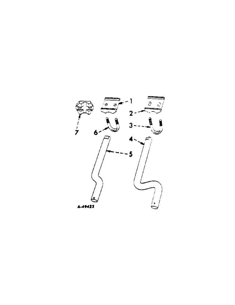 Схема запчастей Case IH 209 - (M-06[A]) - COLTER SHANKS AND CLAMPS 