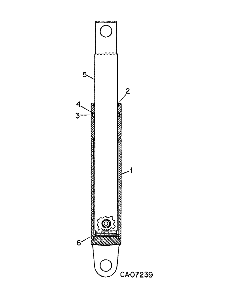 Схема запчастей Case IH 92 - (D-34) - HYDRAULIC CYLINDER, 2 X 8 IN. SINGLE ACTING 