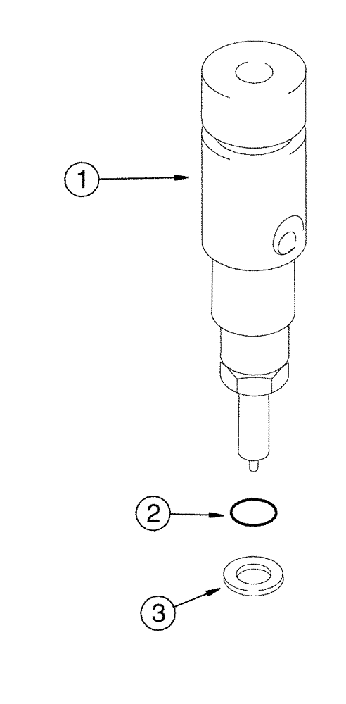 Схема запчастей Case IH FLX3330B - (02-028) - FUEL INJECTION - NOZZLE (FLX3300B CASE ENGINE) (01) - ENGINE