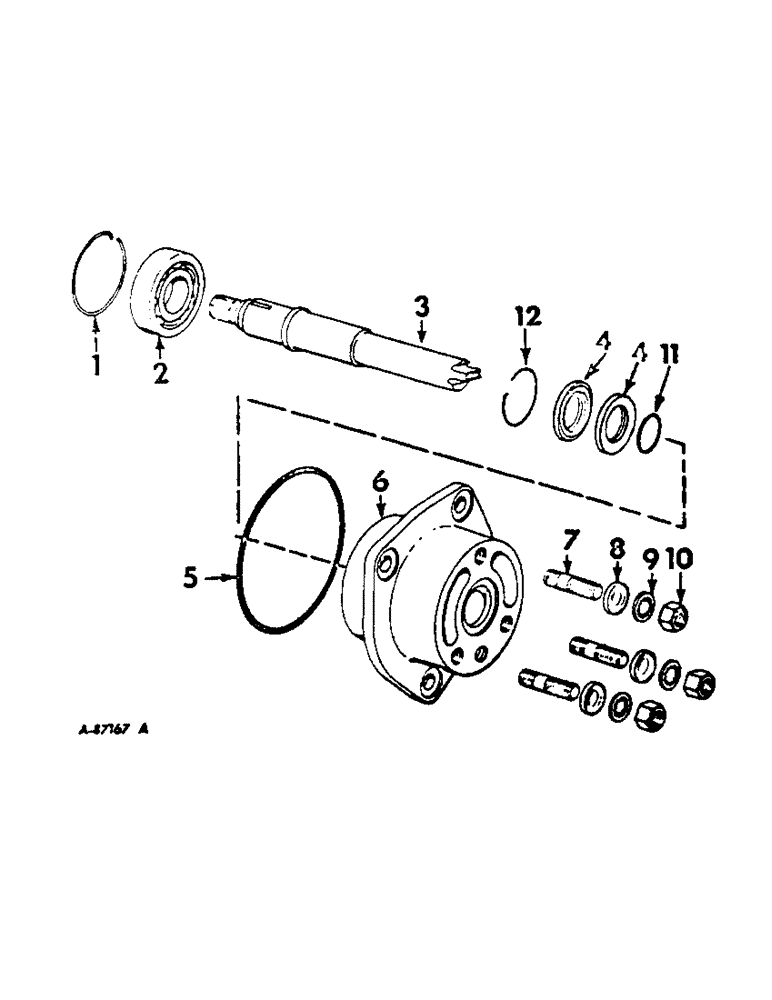 Схема запчастей Case IH 2806 - (E-30) - FUEL SYSTEM, FUEL INJECTION PUMP DRIVE, ENGINE SERIAL NO. D-361 23979 AND ABOVE (02) - FUEL SYSTEM