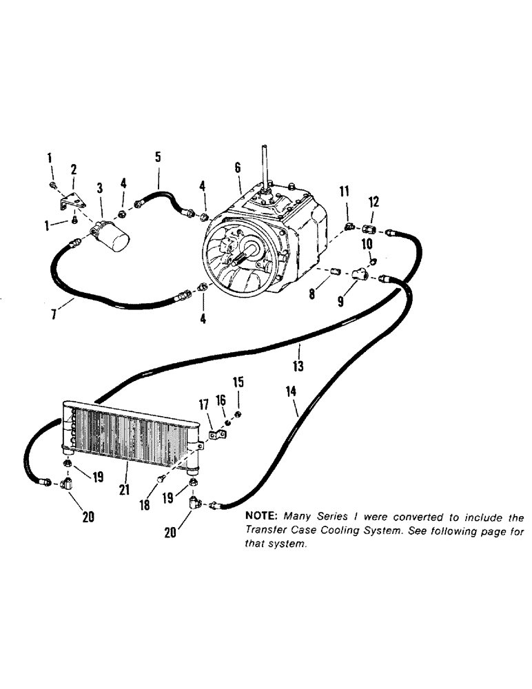 Схема запчастей Case IH STEIGER - (04-32) - LUBE SYSTEM, SERIES I, TRANSMISSION MOUNT PUMP (04) - Drive Train