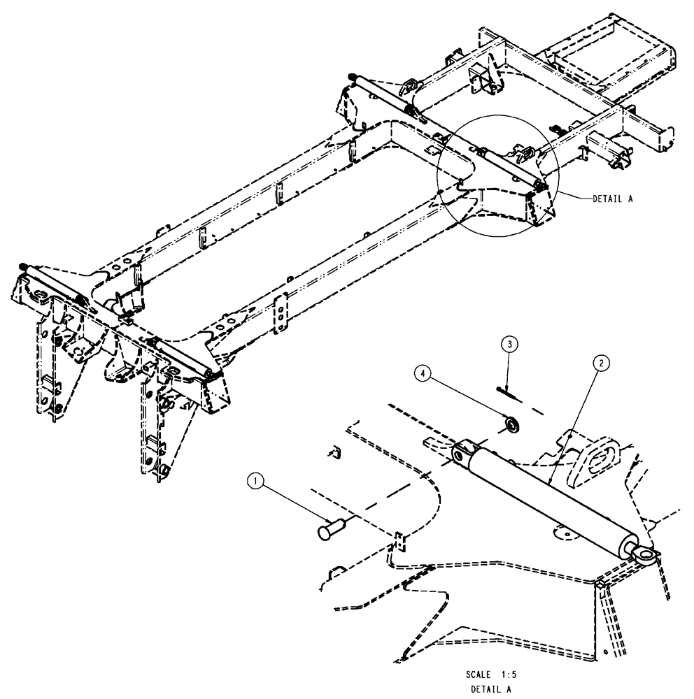 Схема запчастей Case IH SPX4410 - (06-004) - CYLINDER, AXLE GROUP Hydraulic Plumbing