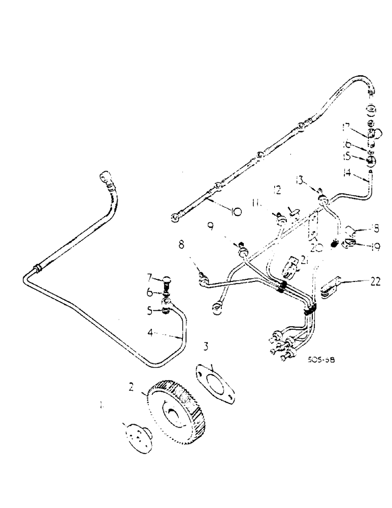 Схема запчастей Case IH 674 - (12-36) - FUEL INJECTION CONNECTIONS Power