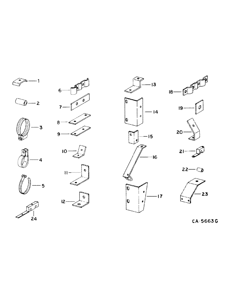 Схема запчастей Case IH 1440 - (10-01) - HYDRAULICS, HYDRAULIC CLAMPS, STRIPS AND SUPPORTS (07) - HYDRAULICS