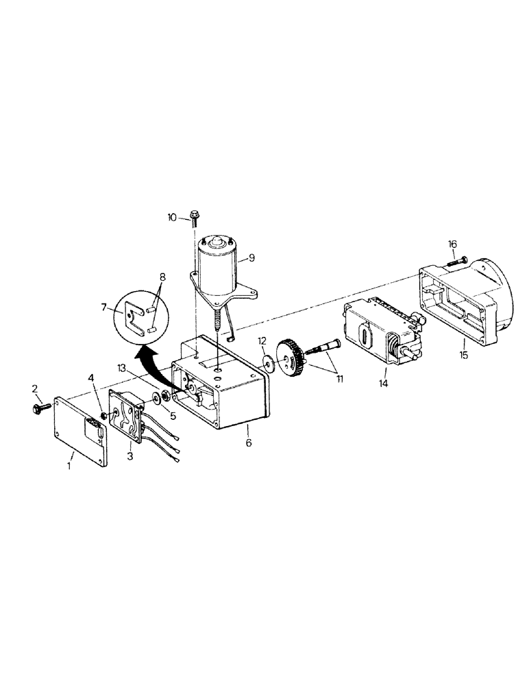 Схема запчастей Case IH CM325 - (04-50A) - ELECTRIC SHIFT ASSEMBLY, LATER STYLE, ASN 3982 5/3/84 (04) - Drive Train