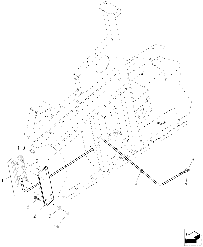 Схема запчастей Case IH 7230 - (55.418.05) - ROTOR LOSS SENSOR (55) - ELECTRICAL SYSTEMS