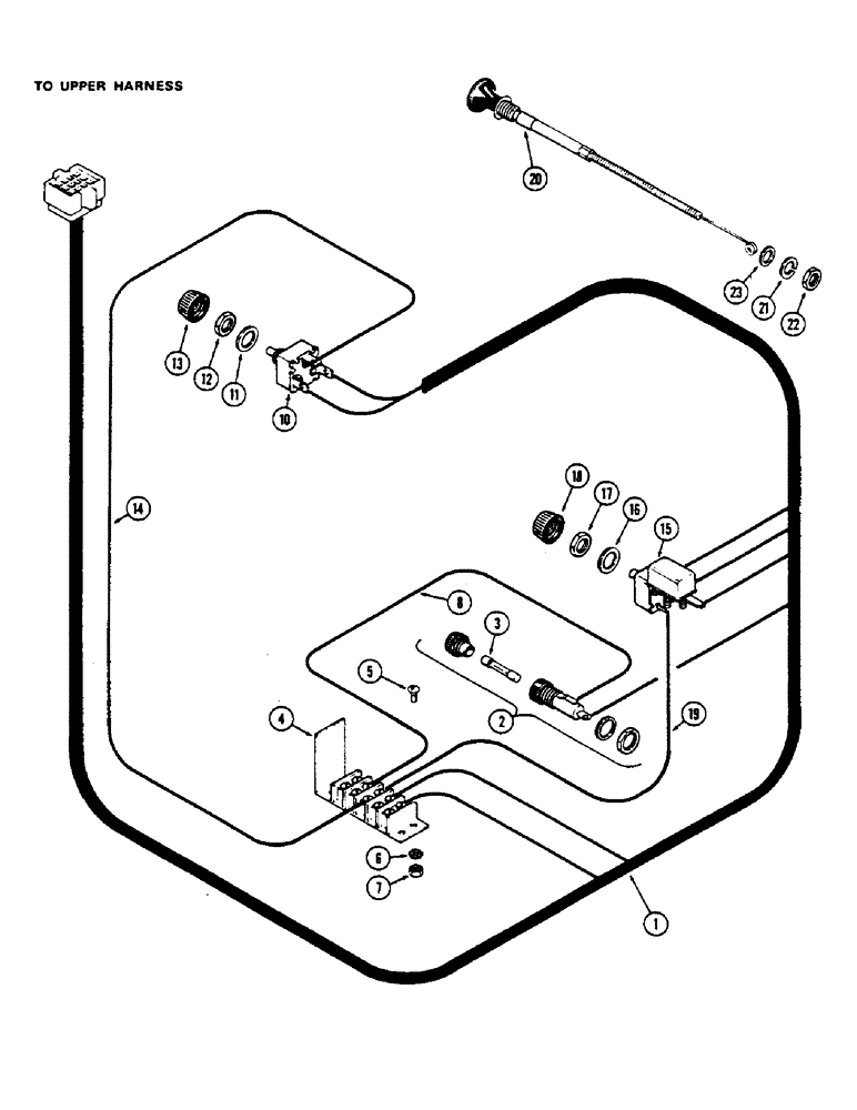 Схема запчастей Case IH 1175 - (302) - CAB, CONTROLS AND WIRING, WITHOUT AIR CONDITIONER, USED PRIOR TO CAB SERIAL NUMBER 7814176 (09) - CHASSIS