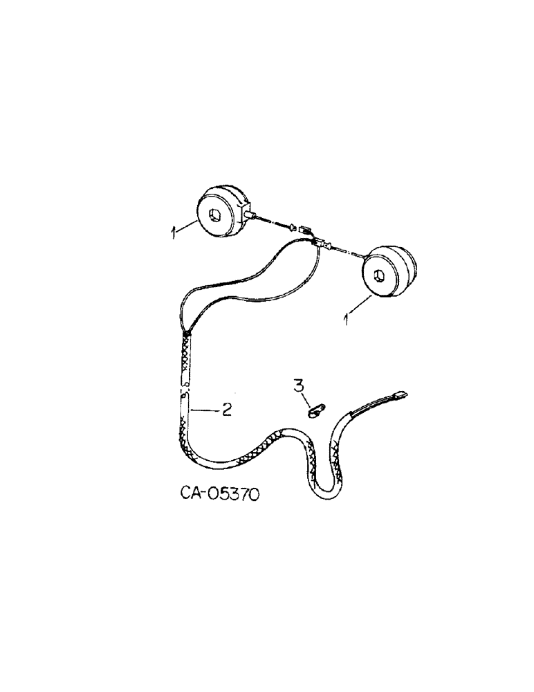 Схема запчастей Case IH 4166 - (08-23[A]) - ELECTRICAL, FRONT WARNING LIGHTS, TRACTORS WITH PROTECTIVE FRAME (06) - ELECTRICAL