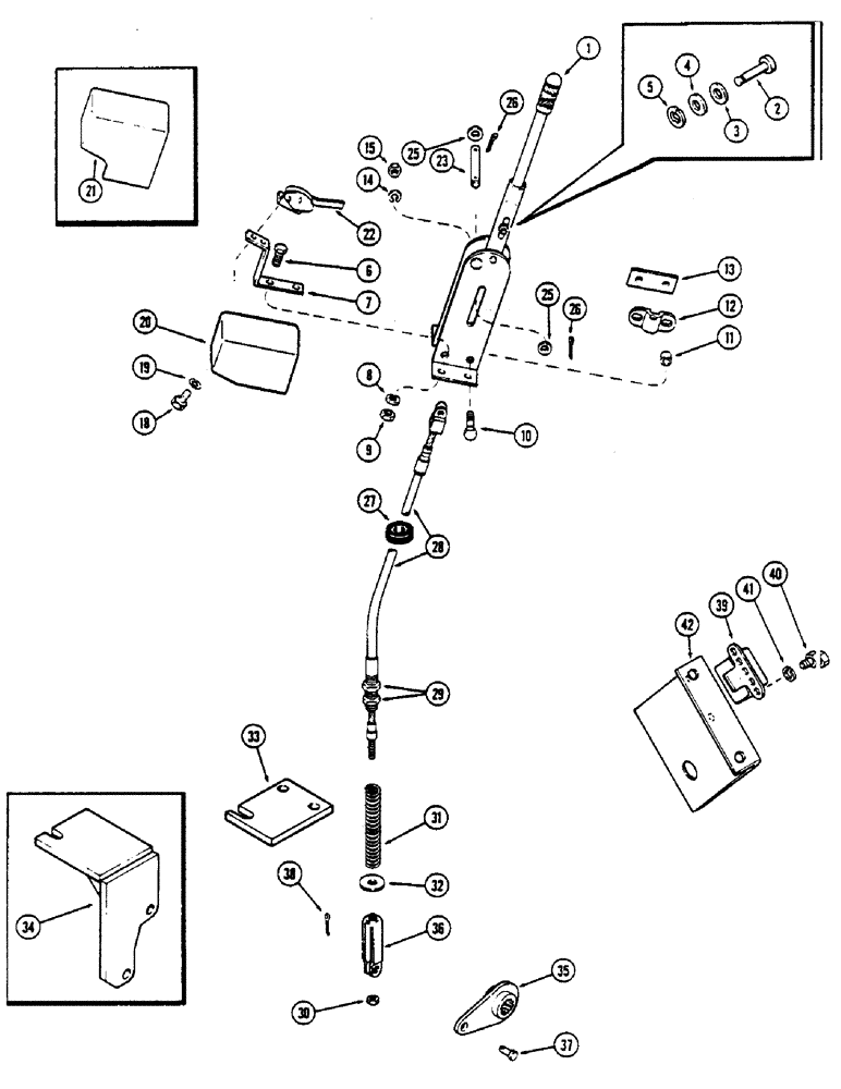 Схема запчастей Case IH 2670 - (230) - PARKING BRAKE (06) - POWER TRAIN