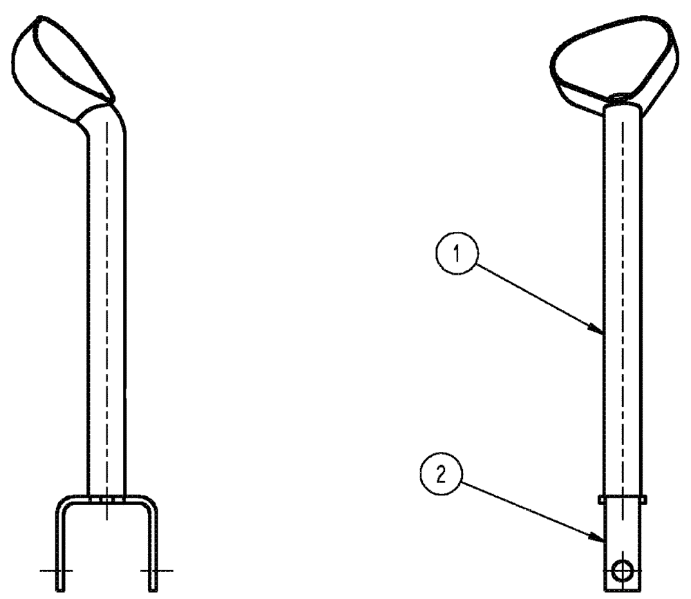 Схема запчастей Case IH SPX3310 - (01-011) - LEVER SUB ASSEMBLY PROPEL CONTROL Cab Interior