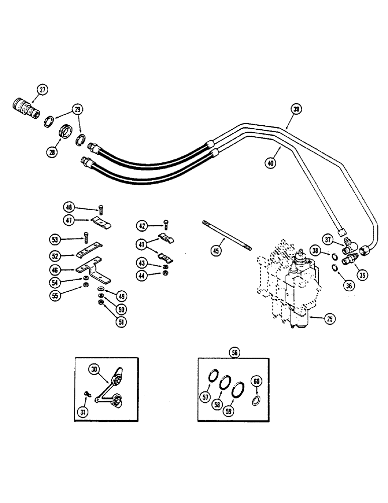 Схема запчастей Case IH 2390 - (8-276) - REMOTE HYDRAULICS, NO. 3 CIRCUIT (08) - HYDRAULICS