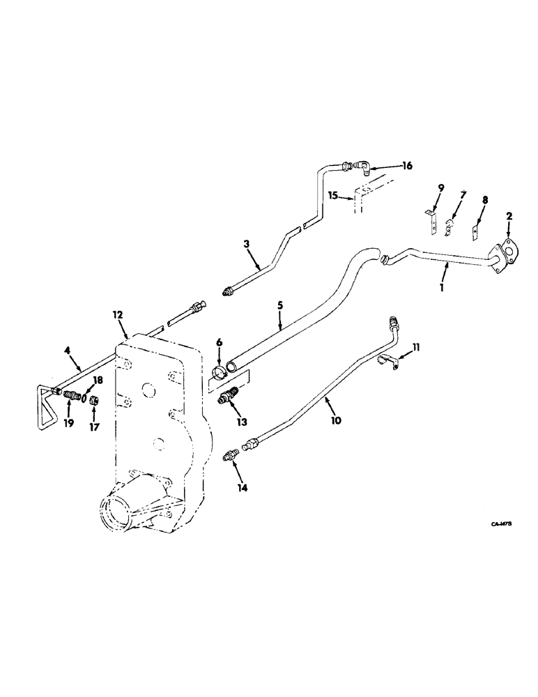 Схема запчастей Case IH 4156 - (F-20) - HYDRAULIC SYSTEM, INDEPENDENT POWER TAKE-OFF TUBING AND CONNECTIONS (07) - HYDRAULIC SYSTEM