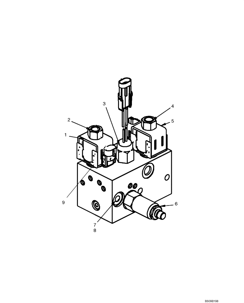 Схема запчастей Case IH 440 - (06-26A) - HYDROSTATICS - TWO SPEED, VALVE ASSY (06) - POWER TRAIN