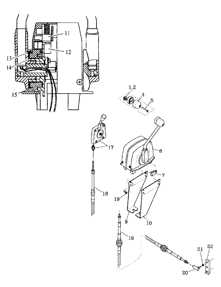 Схема запчастей Case IH 7000 - (A11-10) - PEDESTAL CONTROLS, 7000 Mainframe & Functioning Components