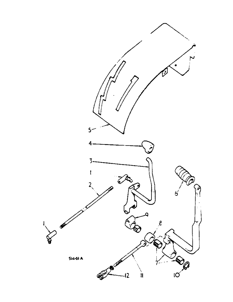 Схема запчастей Case IH 574 - (07-022) - TRANSMISSION CONTROLS, FORWARD AND REVERSE (04) - Drive Train