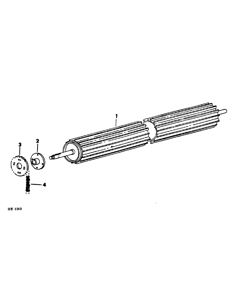 Схема запчастей Case IH 1290 - (41) - CONDITIONER CRIMPER ROLLS 