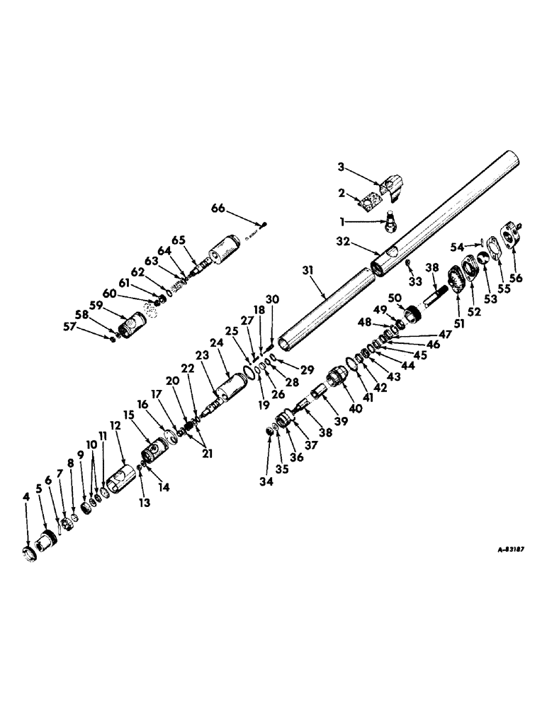 Схема запчастей Case IH B414 - (106) - STEERING MECHANISM, POWER STEERING BOOSTER Steering Mechanism