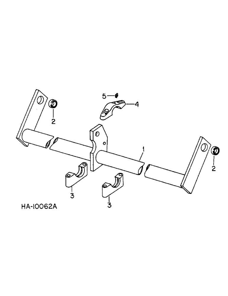 Схема запчастей Case IH 645 - (B-06) - 645 VIBRA CHISEL, TRAIL BEHIND, ROCKSHAFT UNIT 