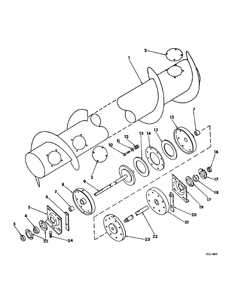 Схема запчастей Case IH 375 - (Q-08) - PLATFORMS, SINGLE AUGER PLATFORM AUGER Platforms