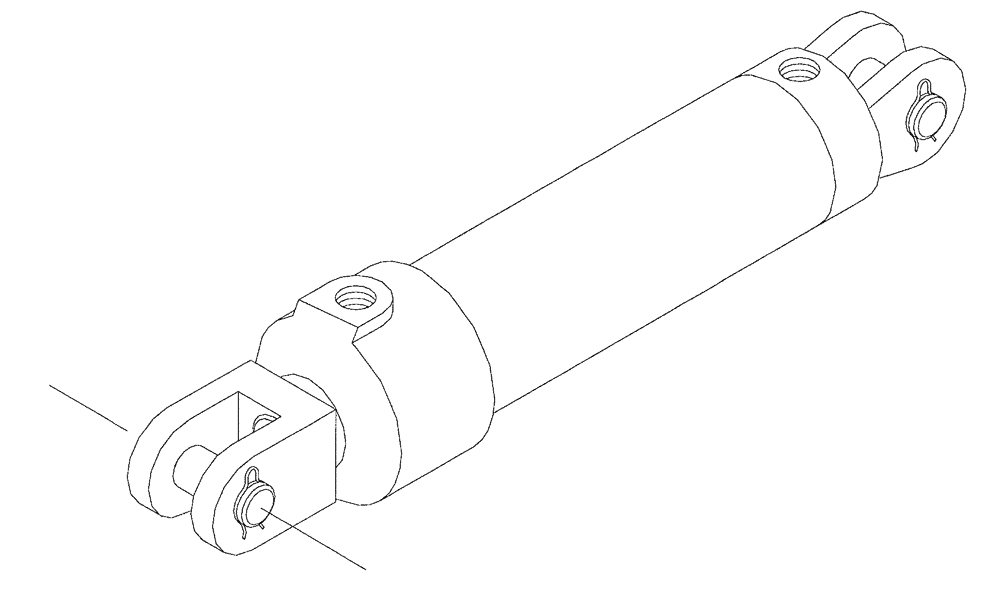 Схема запчастей Case IH 7700 - (B02[13]) - HYDRAULIC CYLINDER,  CROPDIVIDER TILT AND ADJUSTABLE PKD Hydraulic Components & Circuits