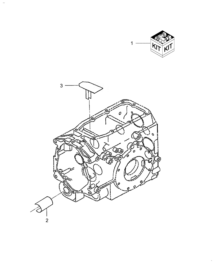 Схема запчастей Case IH DX22E - (03.13) - AERATION KIT (03) - TRANSMISSION