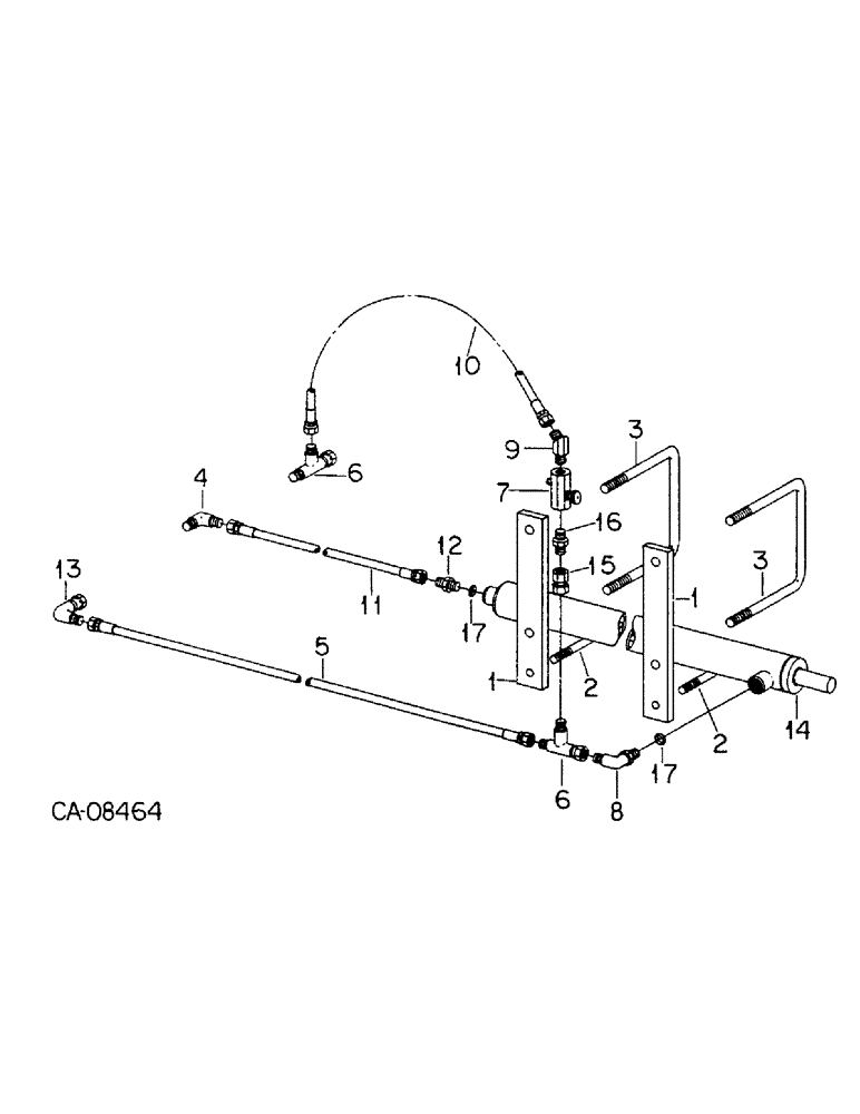 Схема запчастей Case IH 800 - (05-59) - WHEELS, HYDRAULIC PRESSURE BOOSTER ATTACHMENT, FOR INCREASED PRESSURE ON WING CYL., 1ST STAGE UNIT Q (06) - POWER TRAIN