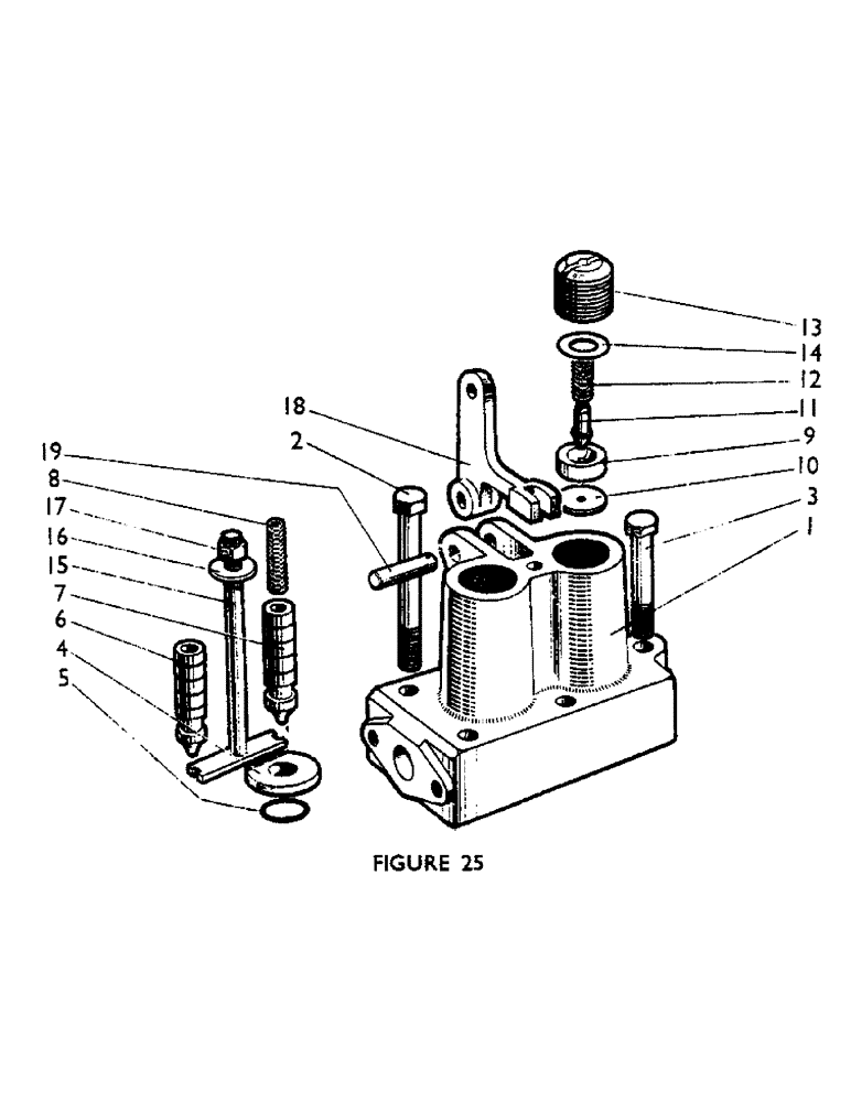 Схема запчастей Case IH 880UF - (39) - CONTROL VALVE, HYDRAULIC LIFT PUMP (07) - HYDRAULIC SYSTEM