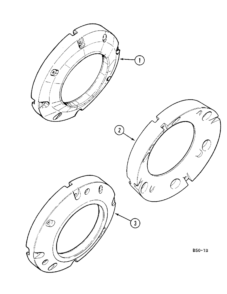 Схема запчастей Case IH 685 - (6-304) - REAR WHEEL WEIGHT (06) - POWER TRAIN