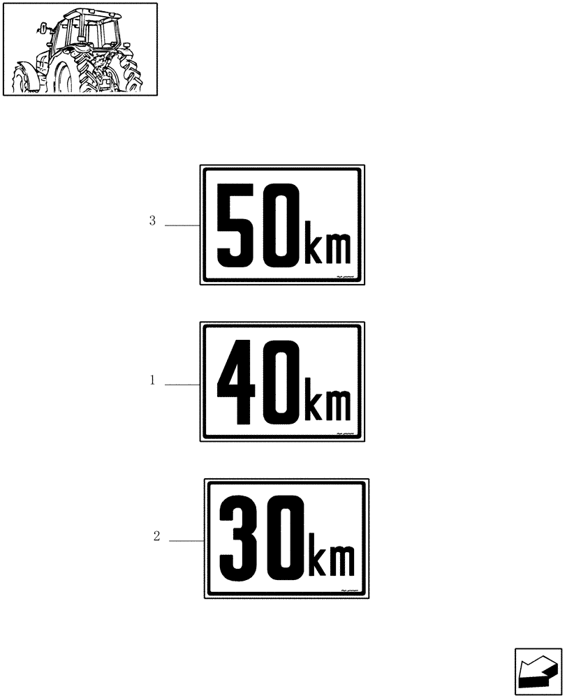 Схема запчастей Case IH MXU135 - (1.98.0/02) - (VAR.034) AUSTRIA VERSION - DECALS (13) - DECALS