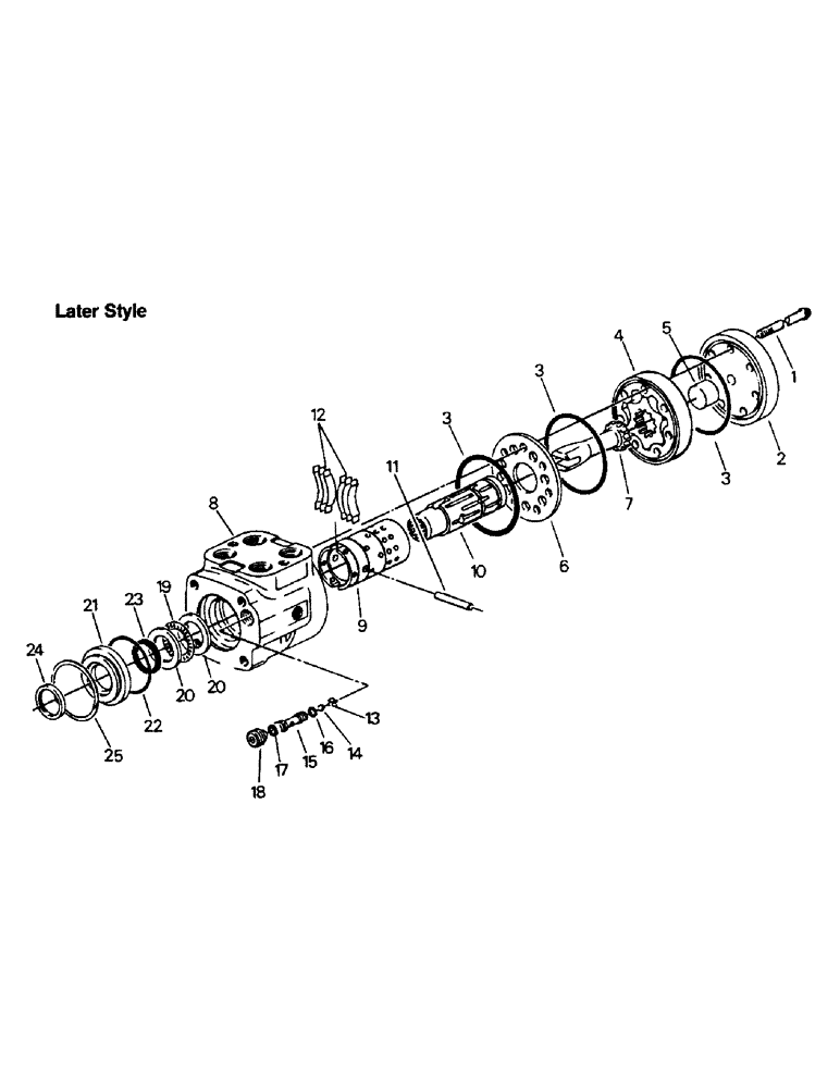 Схема запчастей Case IH PTA297 - (08-27) - STEERING CONTROL VALVE (07) - HYDRAULICS