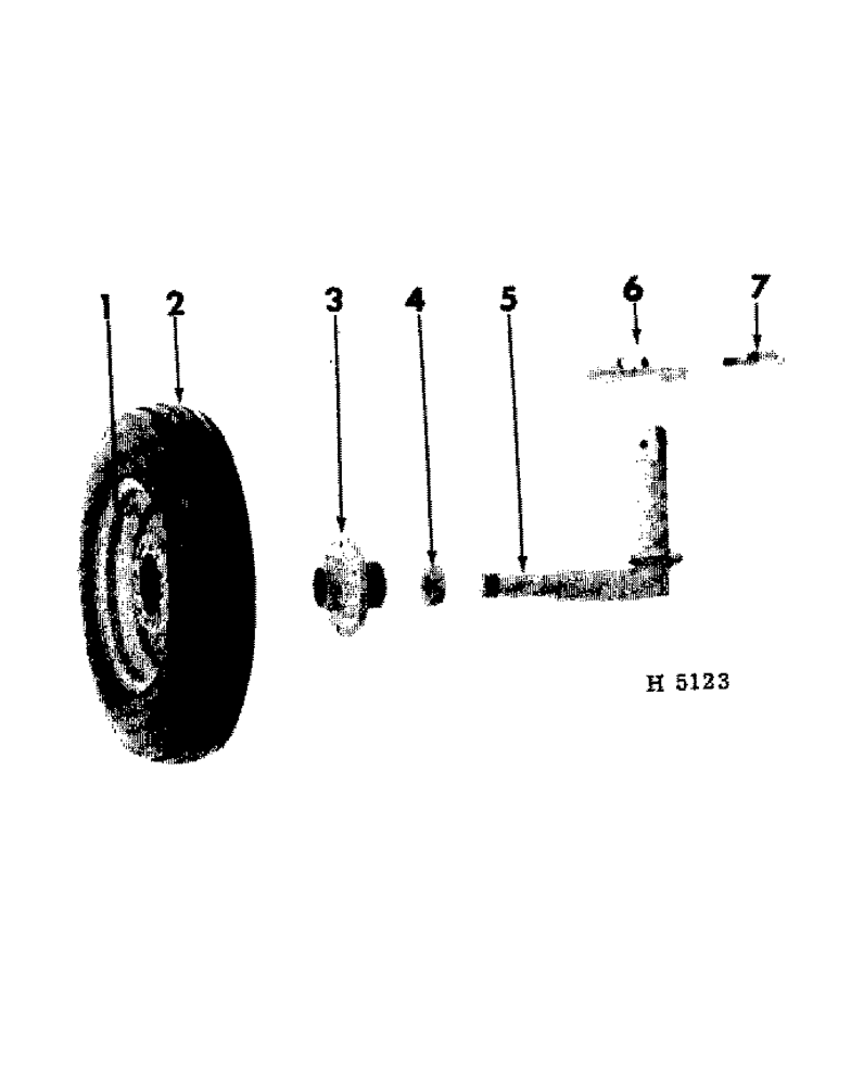 Схема запчастей Case IH 120 - (02-08) - LAND WHEEL 