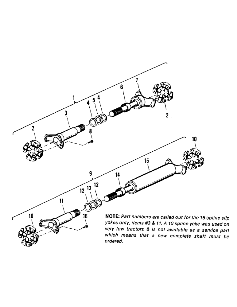 Схема запчастей Case IH STEIGER - (04-56) - DRIVESHAFTS, MECHANICS, LATE SERIES I AND ALL SERIES II (04) - Drive Train