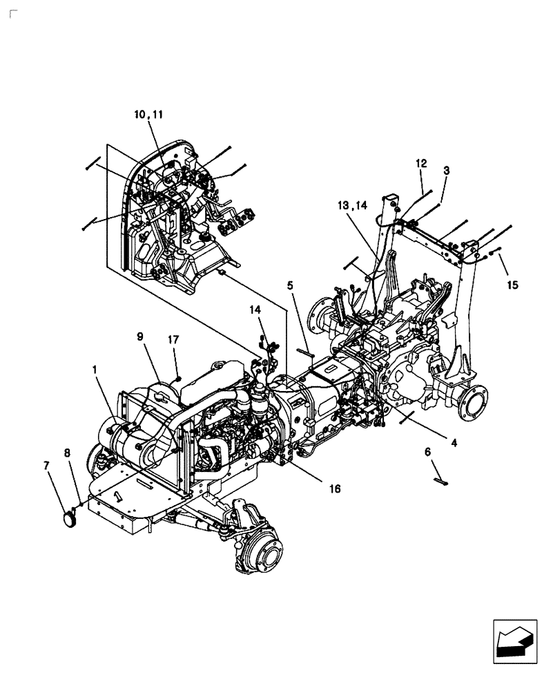 Схема запчастей Case IH FARMALL 35B - (55.100.01) - ELECTRICAL WIRING (55) - ELECTRICAL SYSTEMS