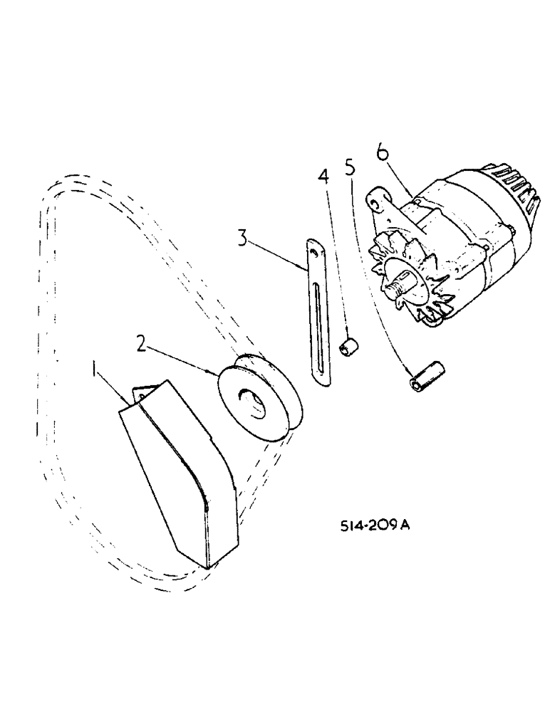 Схема запчастей Case IH 674 - (08-02) - ALTERNATOR AND CONNECTIONS (06) - ELECTRICAL