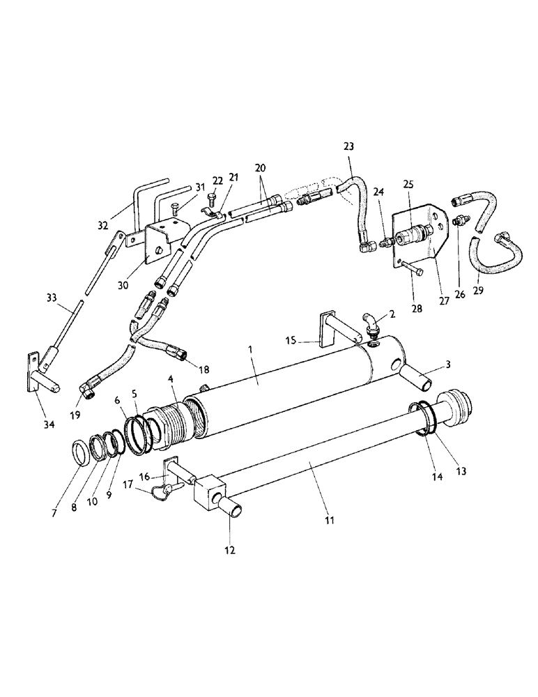 Схема запчастей Case IH LF-SERIES - (10) - BUCKET DUMP MECHANISM, HYDRAULIC, LF12H MODEL 1212, 1210, LF9H MODEL 996. 995, 990 