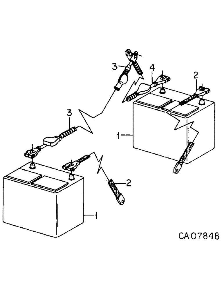 Схема запчастей Case IH 3688 - (08-02) - ELECTRICAL, BATTERY AND CONNECTIONS (06) - ELECTRICAL