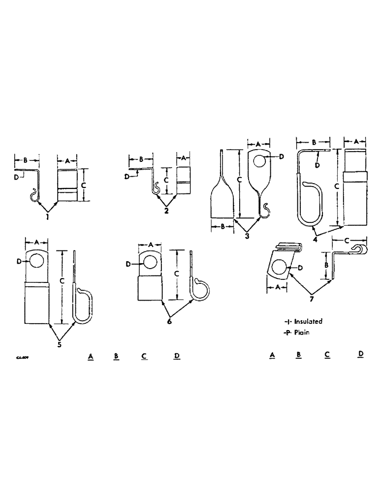 Схема запчастей Case IH 6588 - (08-10) - ELECTRICAL, CLIPS (06) - ELECTRICAL