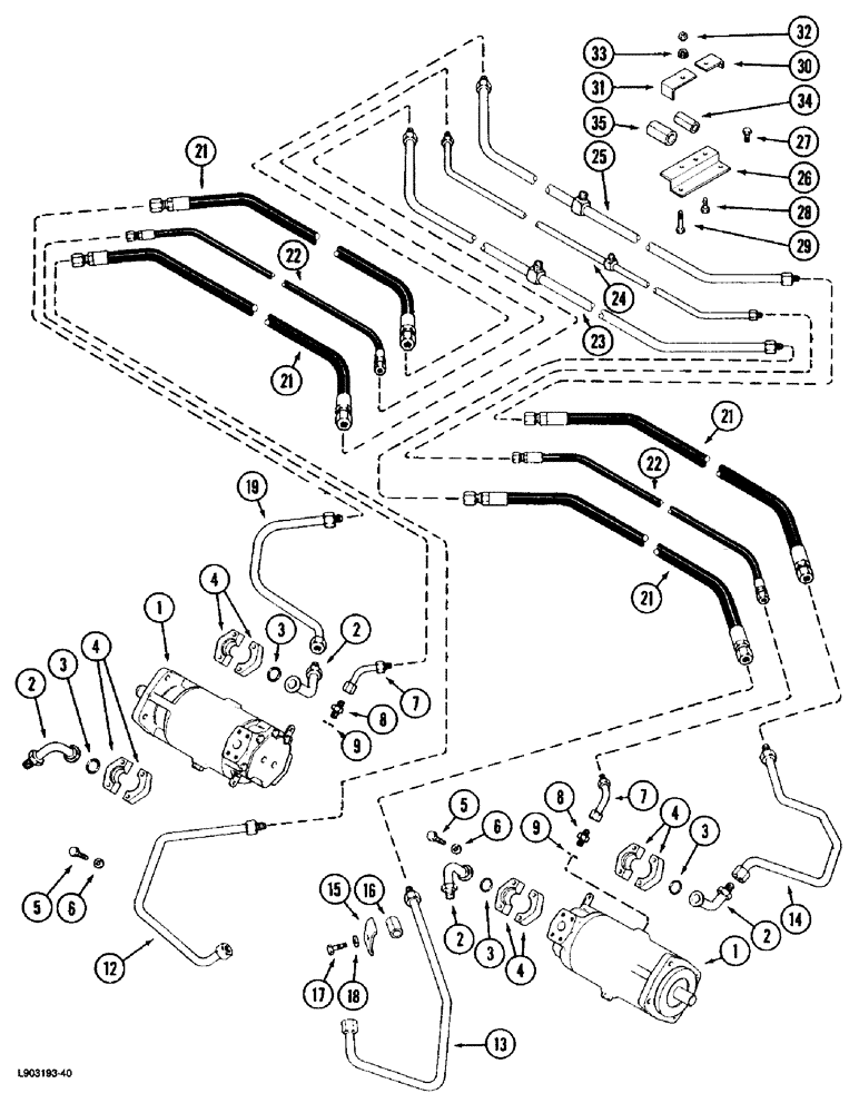 Схема запчастей Case IH 1670 - (6-48) - MAIN DRIVE SHAFT (03) - POWER TRAIN