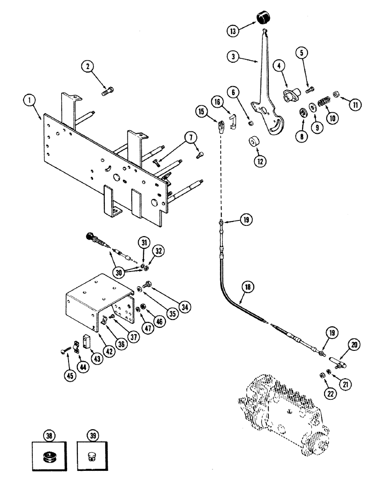 Схема запчастей Case IH 2594 - (3-14) - THROTTLE CONTROLS (03) - FUEL SYSTEM