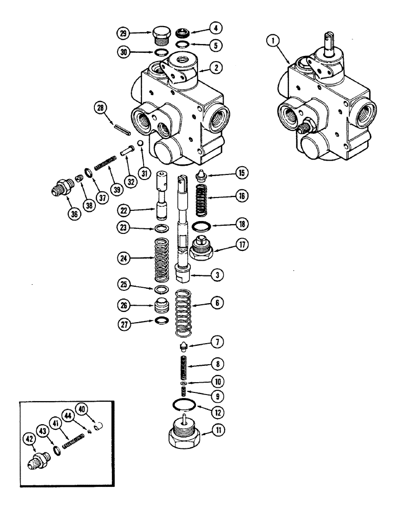 Схема запчастей Case IH 2290 - (6-320) - REGULATOR VALVE ASSEMBLY, PTO AND CLUTCH CONTROL (06) - POWER TRAIN