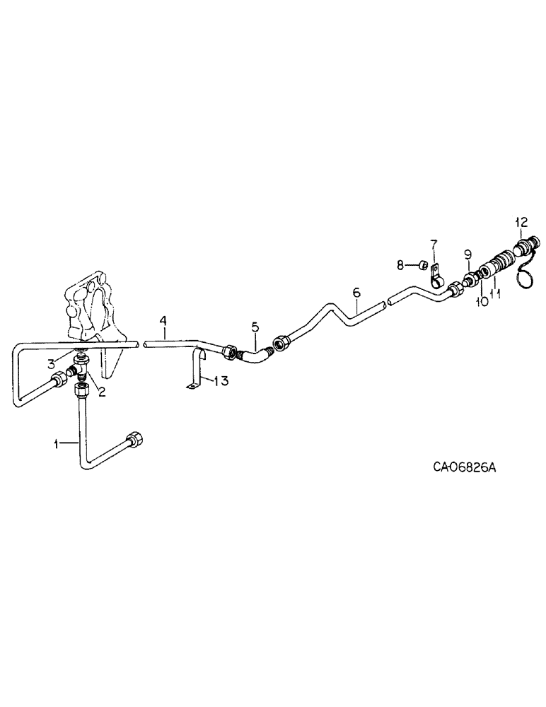 Схема запчастей Case IH HYDRO 186 - (10-39) - HYDRAULIC, HYDRAULIC MOTOR RETURN PARTS ACCESSORY (07) - HYDRAULICS