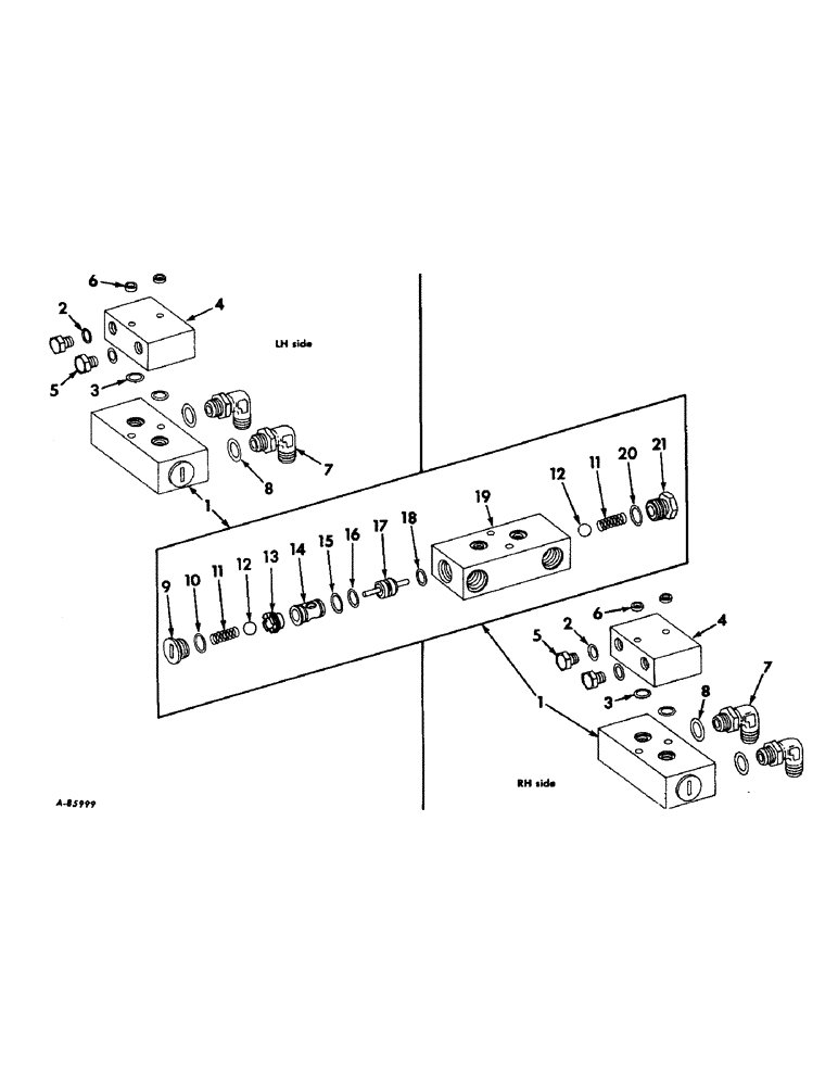 Схема запчастей Case IH 4156 - (F-26) - HYDRAULIC SYSTEM, DOUBLE ACTING CHECK VALVE AND CONNECTIONS (07) - HYDRAULIC SYSTEM