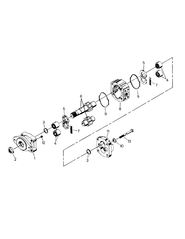 Схема запчастей Case IH ST470 - (08-11) - HYDRAULIC PUMP ASSEMBLY, FOR PUMP REPLACEMENT KIT FOR CUMMINS ENGINE (07) - HYDRAULICS